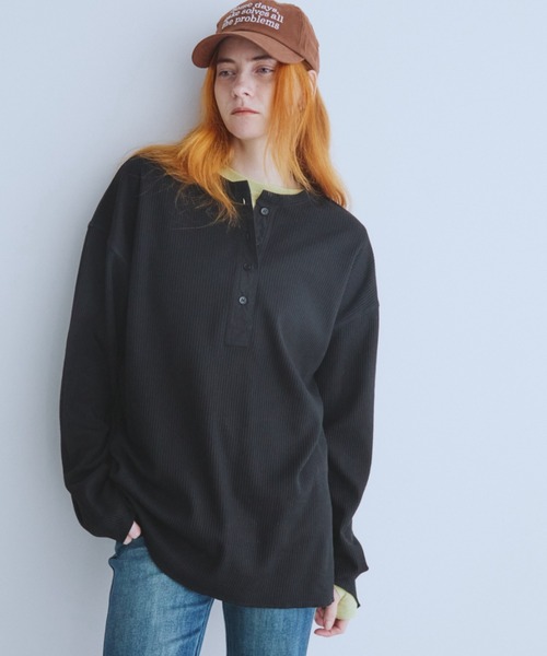 サーマルヘンリープルオーバー（Tシャツ/カットソー）｜Auntie Rosa