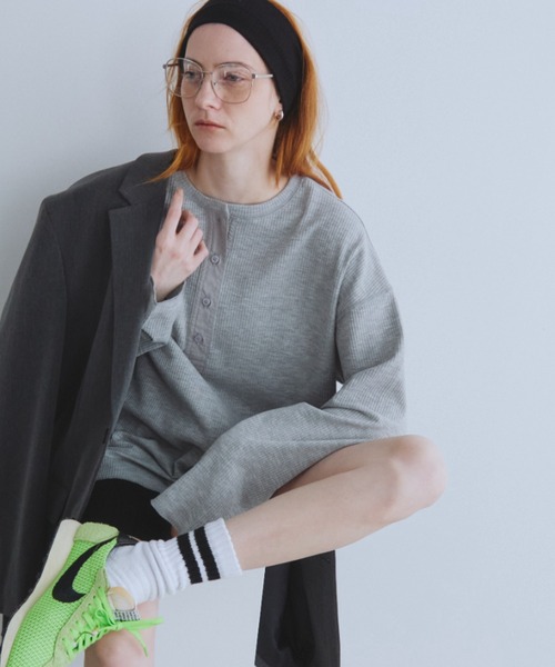 サーマルヘンリープルオーバー（Tシャツ/カットソー）｜Auntie Rosa