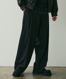 Shoowtime（ショウタイム）の「Tucked Wide Slacks / タックワイドスラックスパンツ（スラックス）」