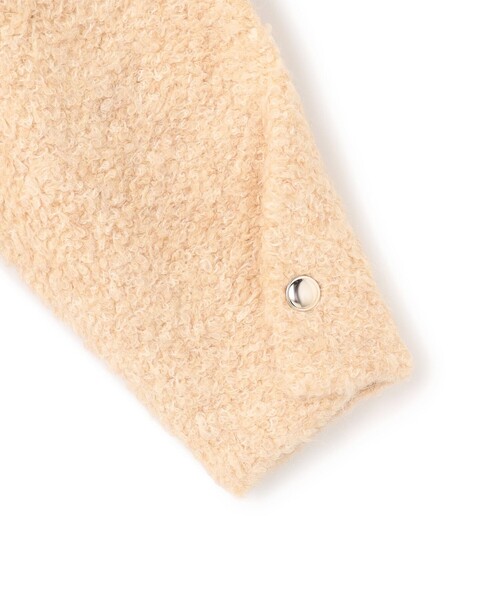 TOCCA(トッカ)の「LOP EARED POODLE ニットアウター(カーディガン/ボレロ・レディース・アイボリー系/ブラック系・F)」の5枚目の写真