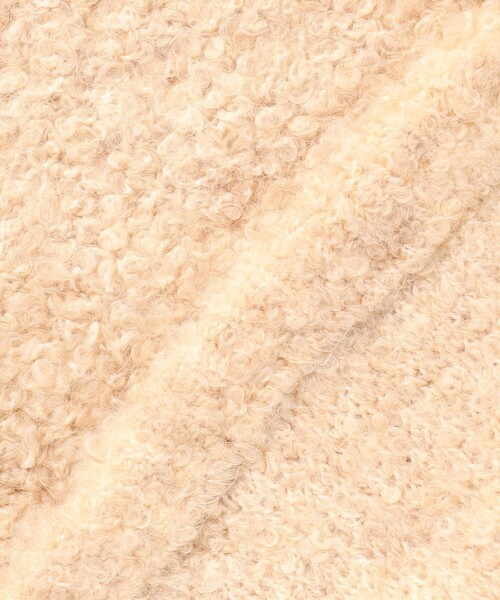 TOCCA(トッカ)の「LOP EARED POODLE ニットアウター(カーディガン/ボレロ・レディース・アイボリー系/ブラック系・F)」の10枚目の写真