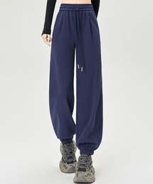 HANDO（ハンド）の「スウェットパンツ 裾ゴム絞り 韓国風 オフィスカジュアル きれいめカジュアル レディース（スウェットパンツ）」