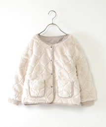 ikka | 【親子コーデ】2WAYキルトファージャケット（110~160cm）(ブルゾン)