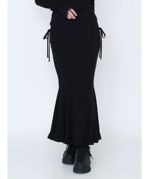 EATME（イートミー）の「【SETUP】マーメイドリボンスカート（スカート・レディース・アイボリー/グレー/ブラック・FREE）」の3枚目の写真