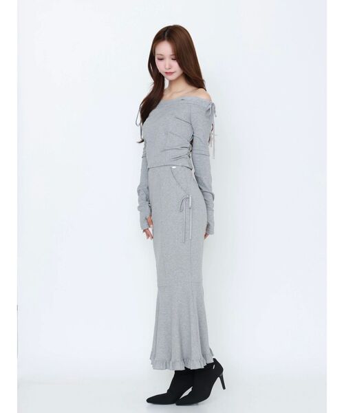 EATME（イートミー）の「【SETUP】マーメイドリボンスカート（スカート・レディース・アイボリー/グレー/ブラック・FREE）」の14枚目の写真