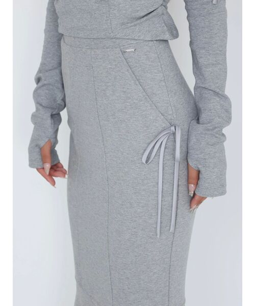 EATME（イートミー）の「【SETUP】マーメイドリボンスカート（スカート・レディース・アイボリー/グレー/ブラック・FREE）」の17枚目の写真