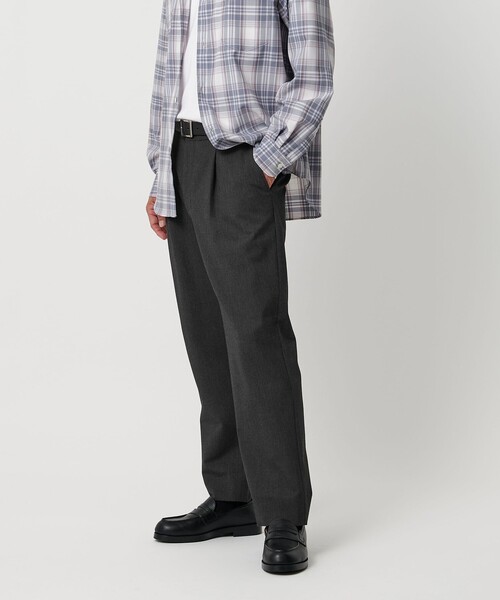 BEAUTY&YOUTH UNITED ARROWS（ビューティーアンドユースユナイテッドアローズ）の「アルガン TR 1プリーツ テーパード パンツ NO.7（スラックス・メンズ・ブラック/ダークグレー/ベージュ・M/XL/S/L）」の5枚目の写真