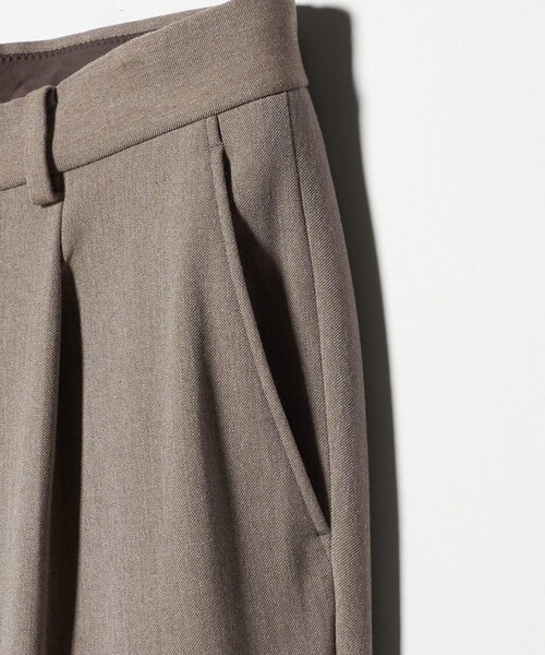 BEAUTY&YOUTH UNITED ARROWS（ビューティーアンドユースユナイテッドアローズ）の「アルガン TR 1プリーツ テーパード パンツ NO.7（スラックス・メンズ・ブラック/ダークグレー/ベージュ・M/XL/S/L）」の17枚目の写真
