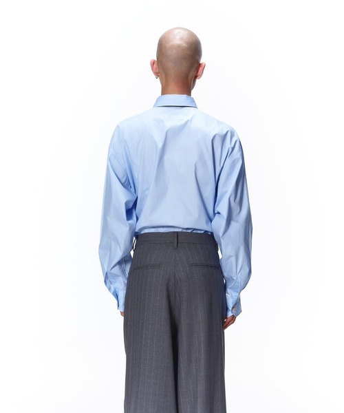 Jieda(ジエダ)の「SIDOGRAS CUTTING SHIRT(シャツ/ブラウス・メンズ・ストライプ/サックスブルー・1/2)」の9枚目の写真