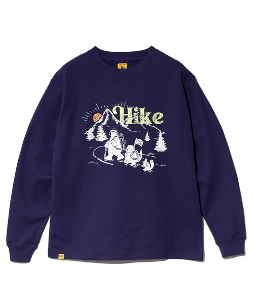 COBMASTER(コブマスター)の「COBMASTER/コブマスター CVC鹿の子 L/S TEE(ハイキングファミリー)(Tシャツ/カットソー・メンズ・ブラック/ブルーグリーン/パープル・MEDIUM/LARGE/X-LARGE)」の6枚目の写真