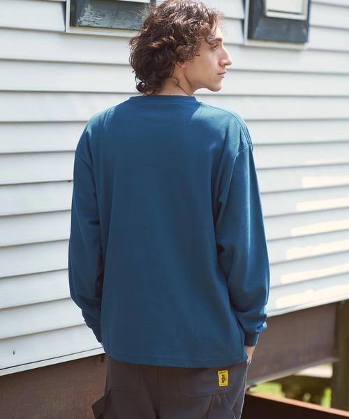 COBMASTER(コブマスター)の「COBMASTER/コブマスター CVC鹿の子 L/S TEE(ハイキングファミリー)(Tシャツ/カットソー・メンズ・ブラック/ブルーグリーン/パープル・MEDIUM/LARGE/X-LARGE)」の16枚目の写真