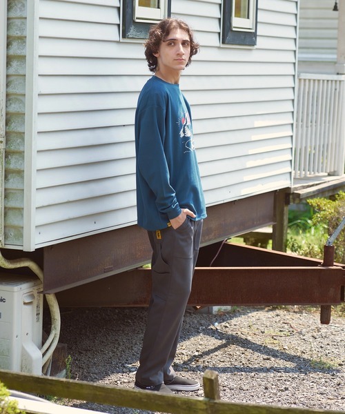 COBMASTER(コブマスター)の「COBMASTER/コブマスター CVC鹿の子 L/S TEE(ハイキングファミリー)(Tシャツ/カットソー・メンズ・ブラック/ブルーグリーン/パープル・MEDIUM/LARGE/X-LARGE)」の14枚目の写真