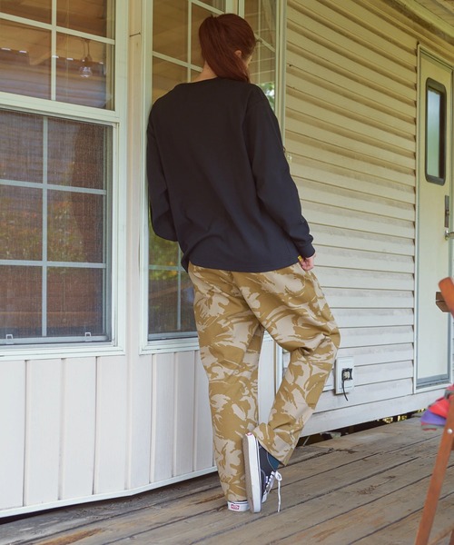 COBMASTER(コブマスター)の「COBMASTER/コブマスター CVC鹿の子 L/S TEE(ハイキングファミリー)(Tシャツ/カットソー・メンズ・ブラック/ブルーグリーン/パープル・MEDIUM/LARGE/X-LARGE)」の4枚目の写真