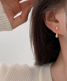 ゴールドドロップペアピアス/両耳用(LEY)