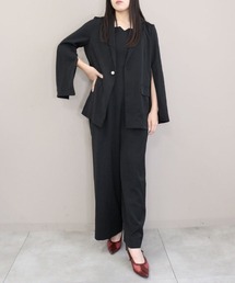 【ANDRESD】jacket & all-in-one setup dress 結婚式 パーティードレス オケージョンドレス お呼ばれ 二次会 成人式 同窓会