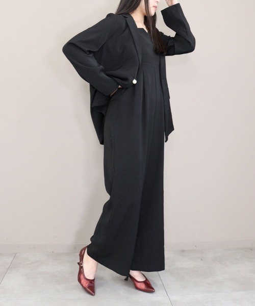 ANDRESD ジャケットとオールインワンのコーデセット♡オケージョン ドレス セール】【ANDRESD】jacket & all-in-one setup dress 結婚式