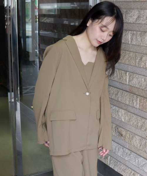 ANDRESD ジャケットとオールインワンのコーデセット♡オケージョン ドレス ANDRESD】jacket & all-in-one setup dress 結婚式 パーティードレス