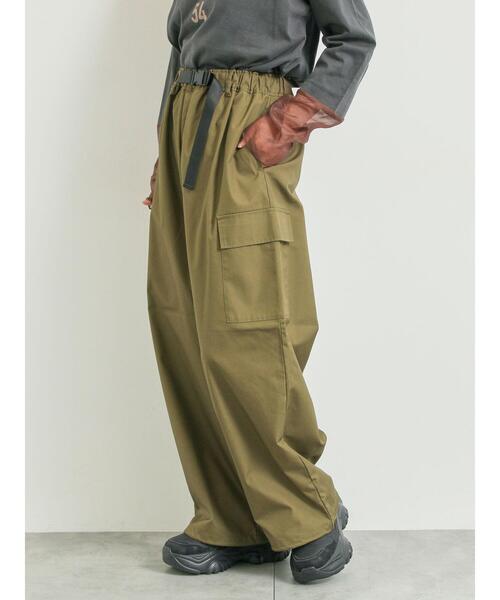 SM2(エスエムツー)の「ベルト付きカーゴパンツ(その他パンツ・レディース・チャコールグレー/カーキ/レッド・L/M)」の3枚目の写真