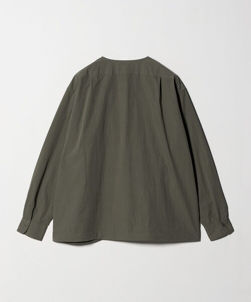 CITEN(シテン)の「<CITEN>ノーカラーシャツブルゾン(ブルゾン・メンズ・ダークグレー/ブラック・L/M)」の14枚目の写真