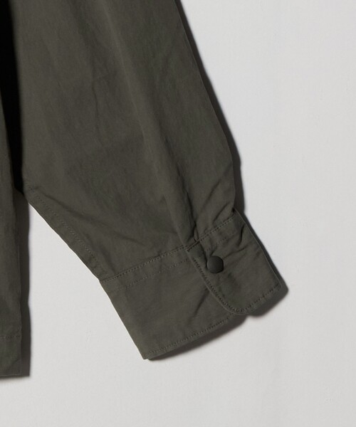 CITEN(シテン)の「<CITEN>ノーカラーシャツブルゾン(ブルゾン・メンズ・ダークグレー/ブラック・L/M)」の17枚目の写真