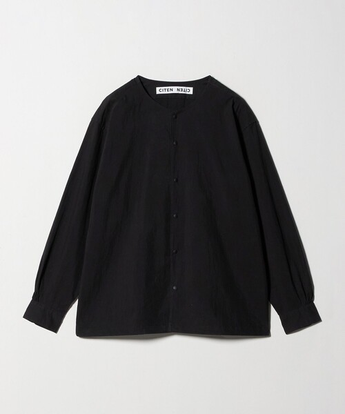 CITEN(シテン)の「<CITEN>ノーカラーシャツブルゾン(ブルゾン・メンズ・ダークグレー/ブラック・L/M)」の22枚目の写真