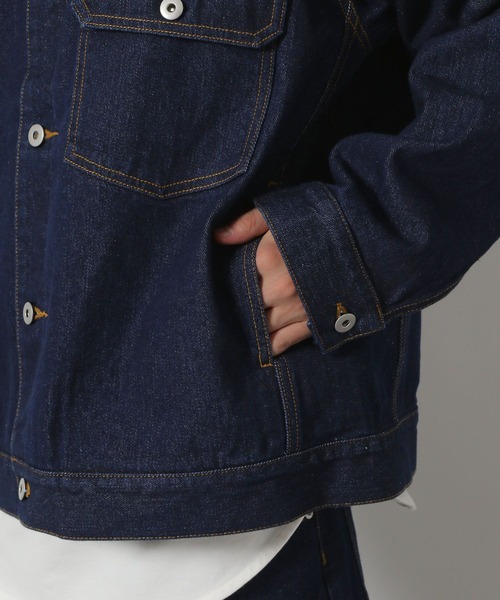 LAKOLE（ラコレ）の「【セットアップ可】デニムジャケット / 590613（デニムジャケット・メンズ・ブラック/ネイビー・MEDIUM/LARGE）」の17枚目の写真