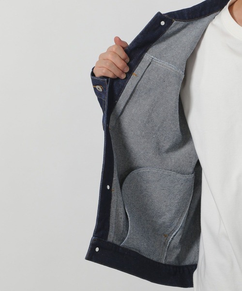 LAKOLE（ラコレ）の「【セットアップ可】デニムジャケット / 590613（デニムジャケット・メンズ・ブラック/ネイビー・MEDIUM/LARGE）」の19枚目の写真