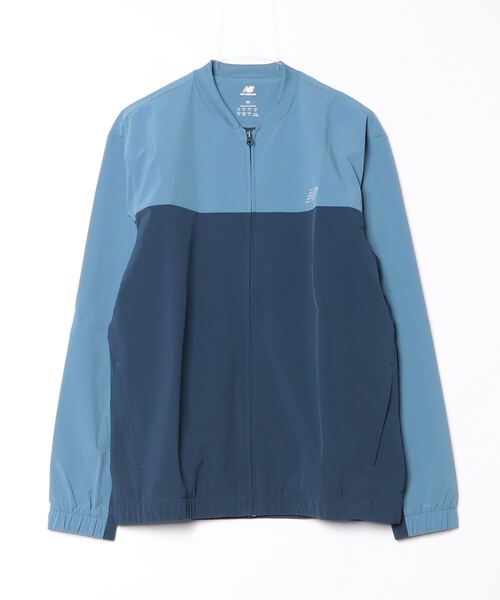 NEW BALANCE(ニューバランス)の「ニューバランス New Balance ストレッチウーブンボンバージャケット(ジャージ・メンズ・ブラック/ネイビー・S/M/L/LL/3L)」の2枚目の写真