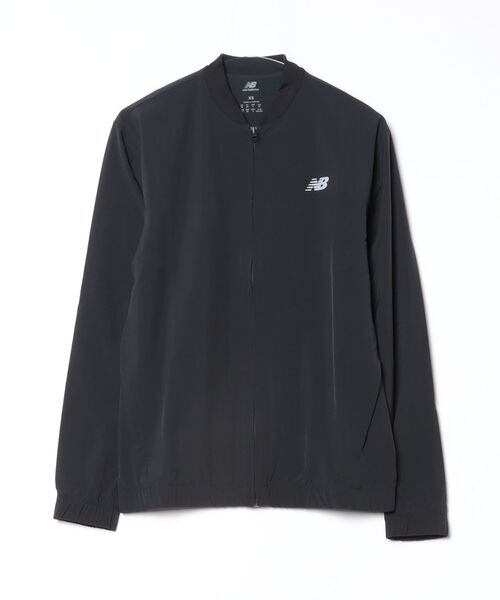 NEW BALANCE(ニューバランス)の「ニューバランス New Balance ストレッチウーブンボンバージャケット(ジャージ・メンズ・ブラック/ネイビー・S/M/L/LL/3L)」の1枚目の写真