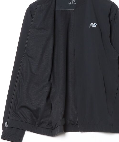 NEW BALANCE(ニューバランス)の「ニューバランス New Balance ストレッチウーブンボンバージャケット(ジャージ・メンズ・ブラック/ネイビー・S/M/L/LL/3L)」の4枚目の写真