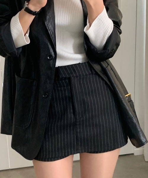 FREE STYLISTS（フリー スタイリスト）の「YUGA_YGMC　Striped shorts（その他パンツ・レディース・グレー/ブラック・M/S）」の20枚目の写真