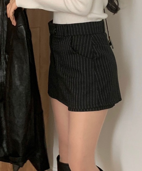 FREE STYLISTS（フリー スタイリスト）の「YUGA_YGMC　Striped shorts（その他パンツ・レディース・グレー/ブラック・M/S）」の11枚目の写真