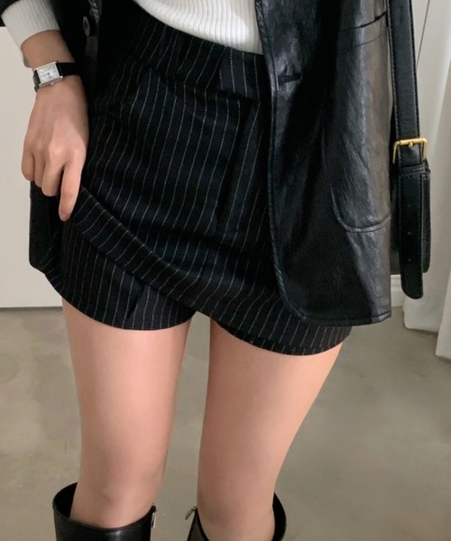 FREE STYLISTS（フリー スタイリスト）の「YUGA_YGMC　Striped shorts（その他パンツ・レディース・グレー/ブラック・M/S）」の13枚目の写真