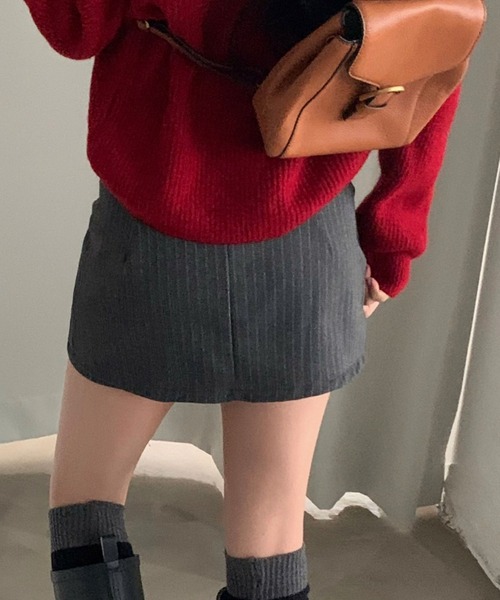 FREE STYLISTS（フリー スタイリスト）の「YUGA_YGMC　Striped shorts（その他パンツ・レディース・グレー/ブラック・M/S）」の22枚目の写真