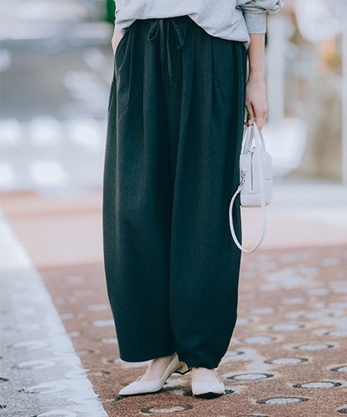 ※おってぃ※ Charbon シャルポン パンツのみ セール】ヘリンボーンカーブパンツ《オケージョン2025AW》（その他