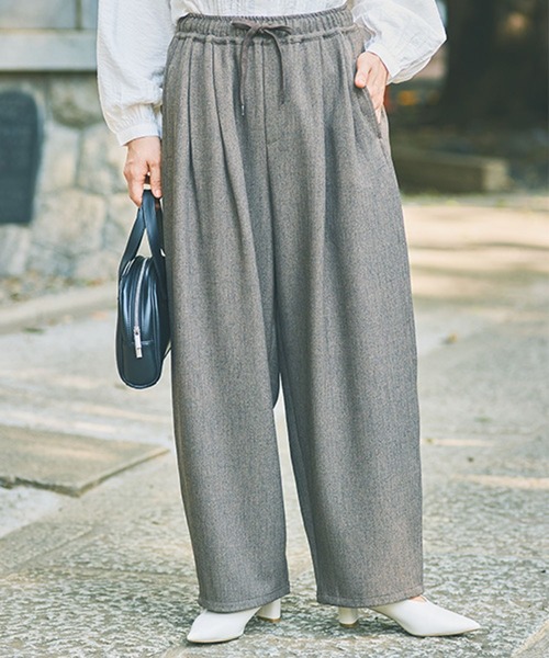 セール】ヘリンボーンカーブパンツ《オケージョン2025AW》（その他