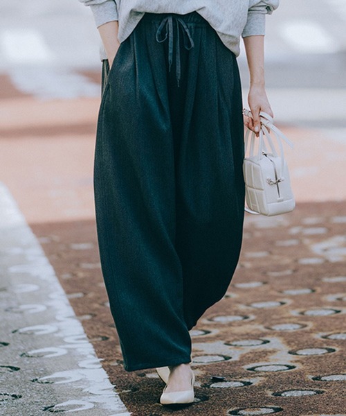 studio CLIP（スタディオクリップ）の「ヘリンボーンカーブパンツ