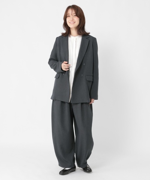 studio CLIP（スタディオクリップ）の「ヘリンボーンカーブパンツ