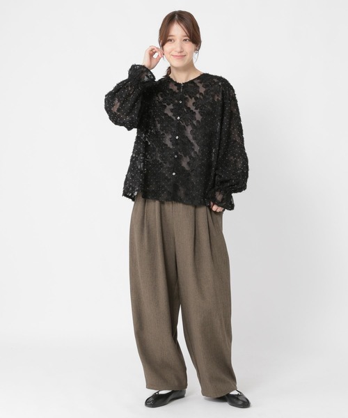 セール】ヘリンボーンカーブパンツ《オケージョン2025AW》（その他