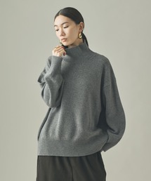 Curensology タートルネックニットワンピース　グリーン Curensology タートルネックニットワンピース グリーン カレンソロジー