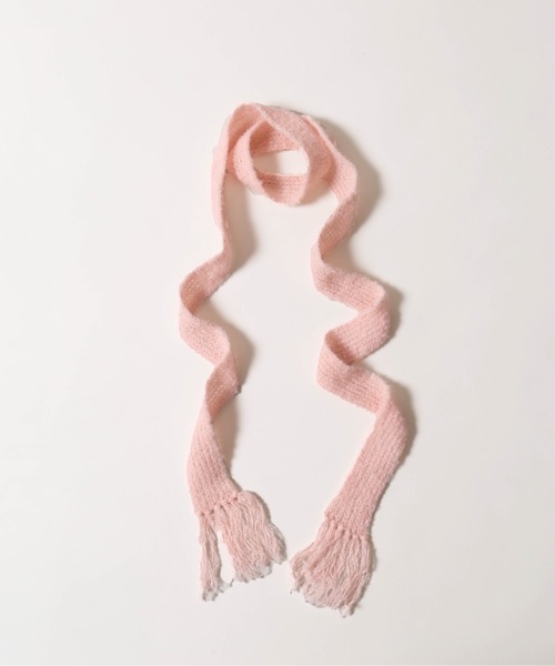 WC（ダブル シー）の「《秋冬新作★》ふわふわマフラーストール（ストール/ショール・レディース・ブラック/ピンク/ホワイト・FREE）」の19枚目の写真