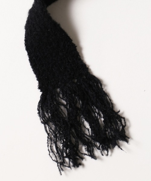 WC（ダブル シー）の「《秋冬新作★》ふわふわマフラーストール（ストール/ショール・レディース・ブラック/ピンク/ホワイト・FREE）」の5枚目の写真