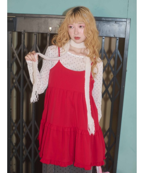 WC（ダブル シー）の「《秋冬新作★》ふわふわマフラーストール（ストール/ショール・レディース・ブラック/ピンク/ホワイト・FREE）」の15枚目の写真