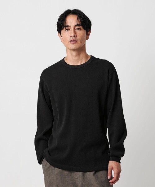 ハイゲージ ガスコットン サーマル クルーネック カットソー（Tシャツ