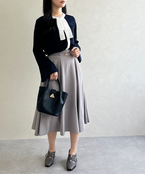 MISCH MASCH（ミッシュマッシュ）の「一部店舗限定 ボウタイブラウス（シャツ/ブラウス・レディース・ブラック×ホワイト/ホワイト/ネイビー・ﾌﾘ-）」の10枚目の写真