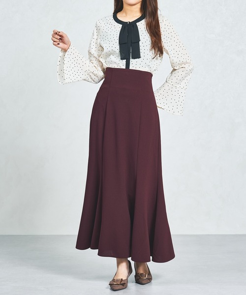 MISCH MASCH（ミッシュマッシュ）の「一部店舗限定 ボウタイブラウス（シャツ/ブラウス・レディース・ブラック×ホワイト/ホワイト/ネイビー・ﾌﾘ-）」の14枚目の写真