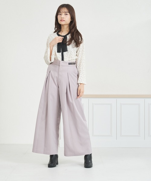 MISCH MASCH（ミッシュマッシュ）の「一部店舗限定 ボウタイブラウス（シャツ/ブラウス・レディース・ブラック×ホワイト/ホワイト/ネイビー・ﾌﾘ-）」の12枚目の写真