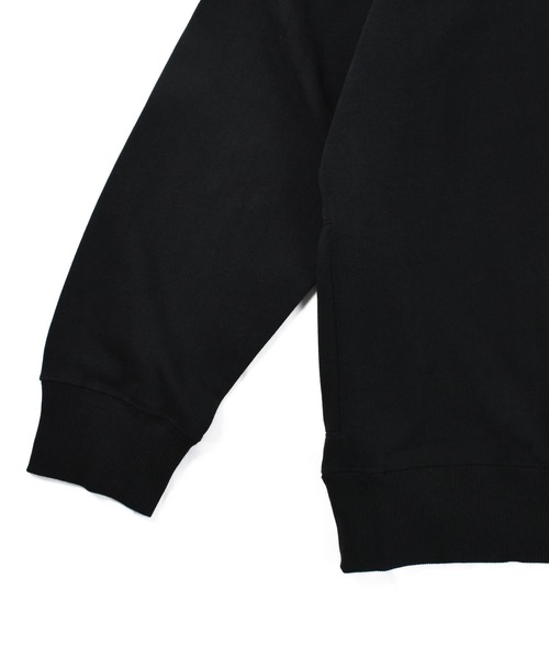 HUF(ハフ)の「【C-HUF】【HUF/ハフ】BIG BLOCK 1/4 ZIP PULLOVER FRENCH TERRY SWEAT SHIRTS FL00236(スウェット・メンズ・グリーン系その他/ブラック・SMALL/MEDIUM/LARGE/X-LARGE/XX-LARGE)」の4枚目の写真