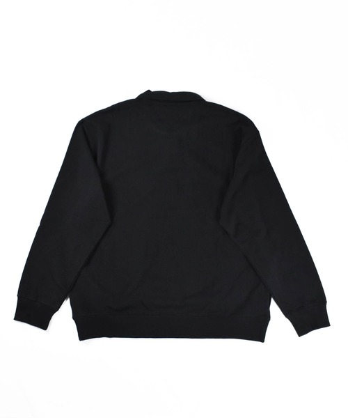 HUF(ハフ)の「【C-HUF】【HUF/ハフ】BIG BLOCK 1/4 ZIP PULLOVER FRENCH TERRY SWEAT SHIRTS FL00236(スウェット・メンズ・グリーン系その他/ブラック・SMALL/MEDIUM/LARGE/X-LARGE/XX-LARGE)」の8枚目の写真