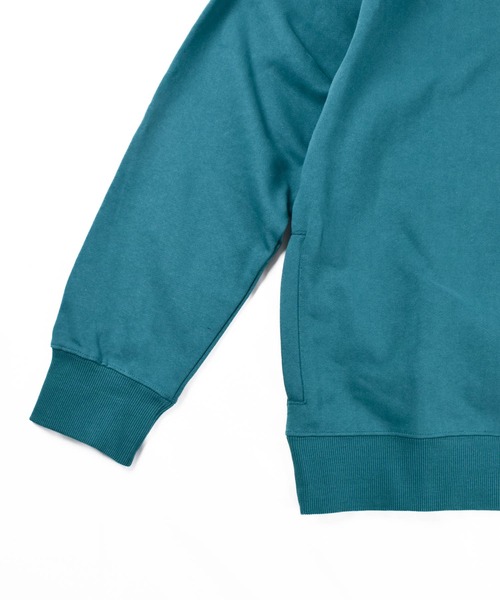 HUF(ハフ)の「【C-HUF】【HUF/ハフ】BIG BLOCK 1/4 ZIP PULLOVER FRENCH TERRY SWEAT SHIRTS FL00236(スウェット・メンズ・グリーン系その他/ブラック・SMALL/MEDIUM/LARGE/X-LARGE/XX-LARGE)」の9枚目の写真